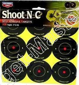 BIRCHWOOD CASEY  -  Zelf Klevende Doelen  -  SHOOT-N-C  -  5 Centimeter Doelen